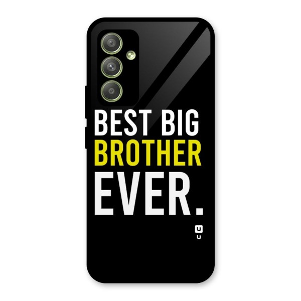 Best Brother Ever Glass Back Case for Galaxy A54