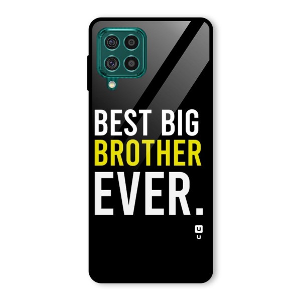 Best Brother Ever Glass Back Case for Galaxy F62