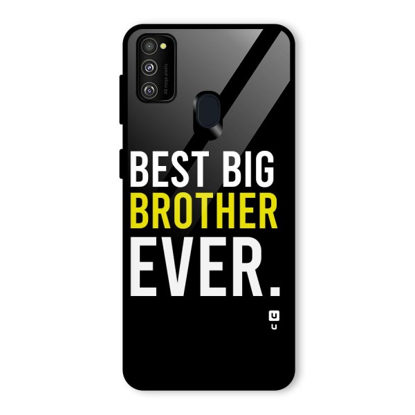 Best Brother Ever Glass Back Case for Galaxy M21