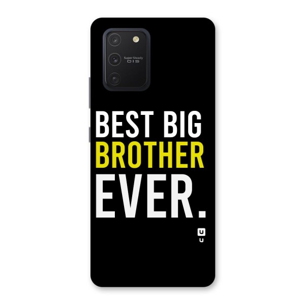 Best Brother Ever Glass Back Case for Galaxy S10 Lite