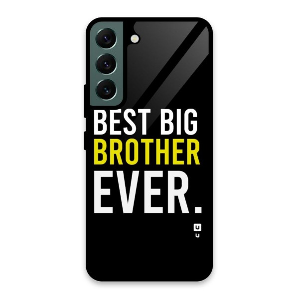 Best Brother Ever Glass Back Case for Galaxy S22 5G