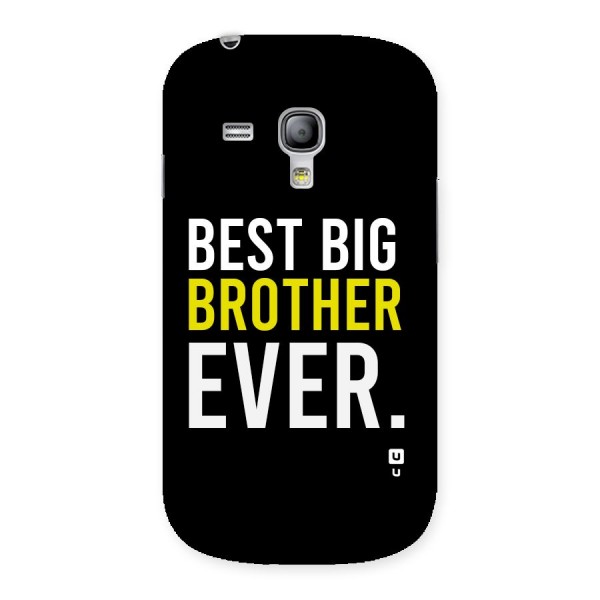 Best Brother Ever Back Case for Galaxy S3 Mini