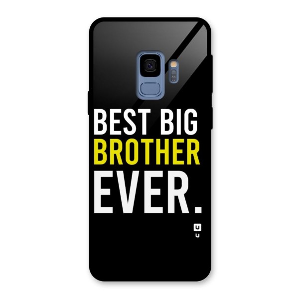 Best Brother Ever Glass Back Case for Galaxy S9