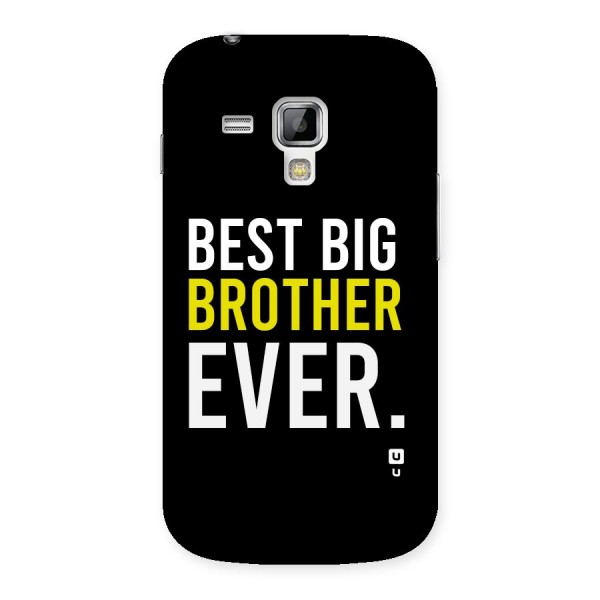 Best Brother Ever Back Case for Galaxy S Duos