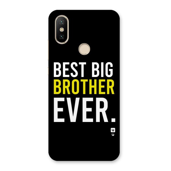 Best Brother Ever Back Case for Mi A2