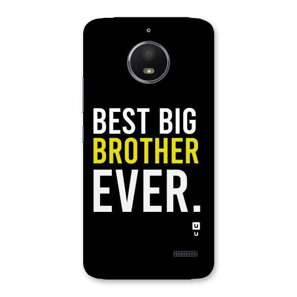 Best Brother Ever Back Case for Moto E4