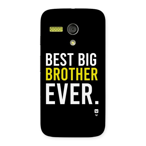 Best Brother Ever Back Case for Moto G