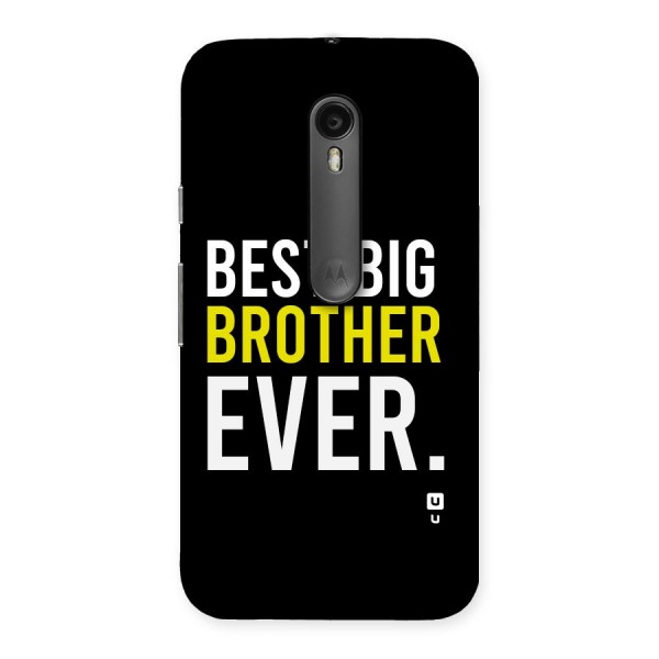 Best Brother Ever Back Case for Moto G3