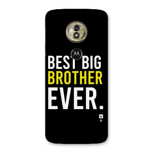 Best Brother Ever Back Case for Moto G6 Play