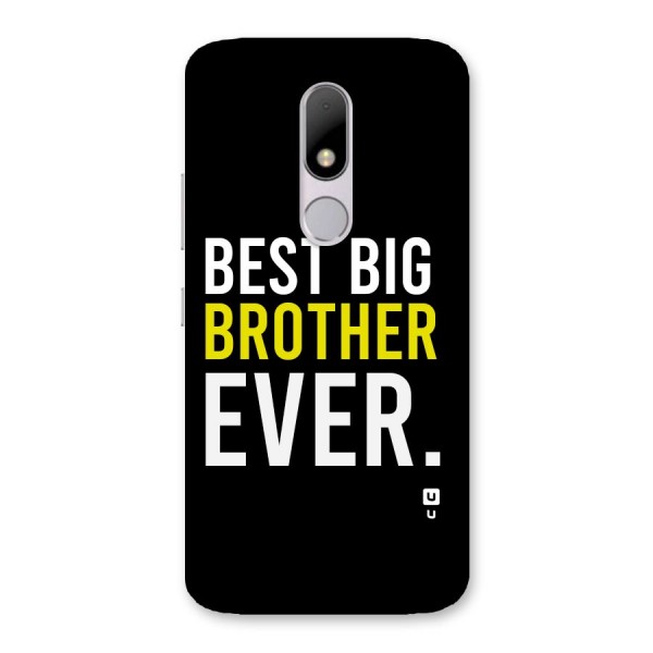 Best Brother Ever Back Case for Moto M