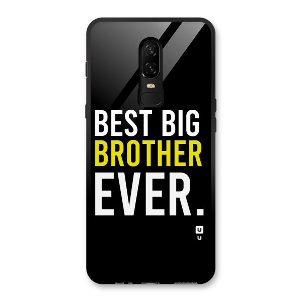 Best Brother Ever Glass Back Case for OnePlus 6