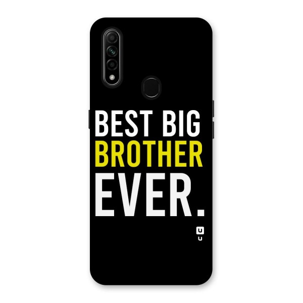 Best Brother Ever Back Case for Oppo A31