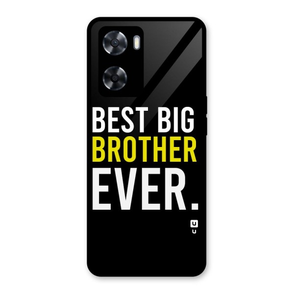 Best Brother Ever Glass Back Case for Oppo A57 2022