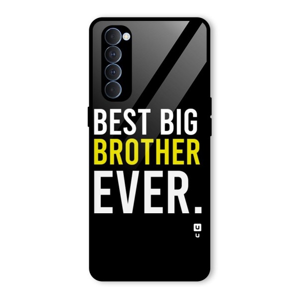 Best Brother Ever Glass Back Case for Oppo Reno4 Pro