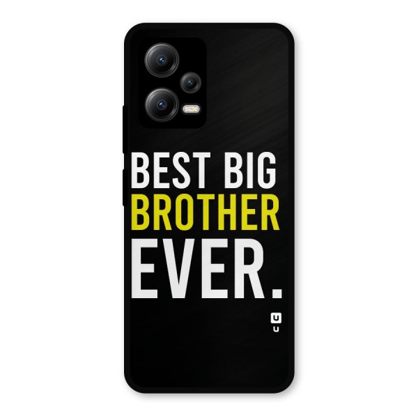 Best Brother Ever Glass Back Case for Poco X5