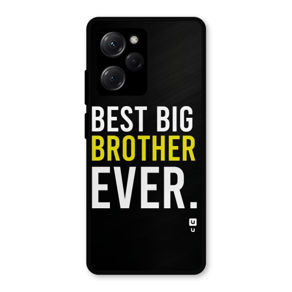 Best Brother Ever Glass Back Case for Poco X5 Pro