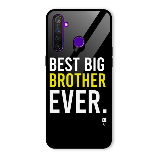 Best Brother Ever Glass Back Case for Realme 5 Pro