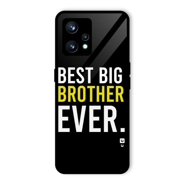 Best Brother Ever Glass Back Case for Realme 9