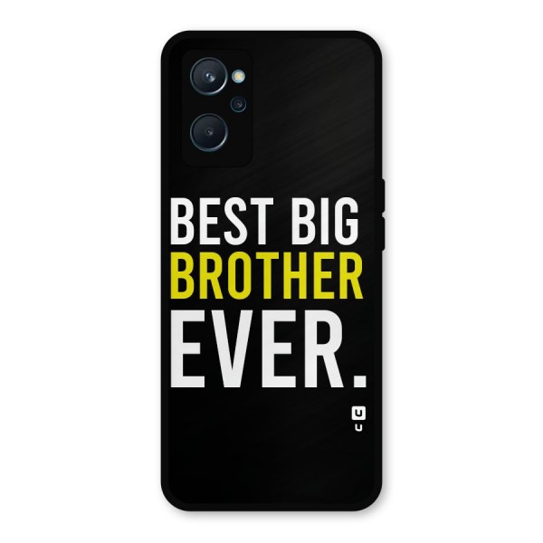 Best Brother Ever Glass Back Case for Realme 9i