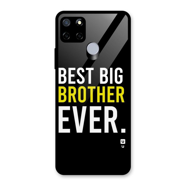 Best Brother Ever Glass Back Case for Realme C15