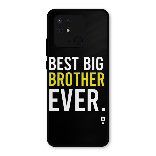 Best Brother Ever Glass Back Case for Redmi 10