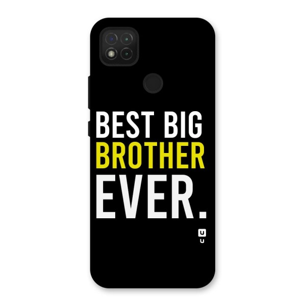 Best Brother Ever Back Case for Redmi 9