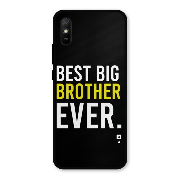 Best Brother Ever Glass Back Case for Redmi 9i
