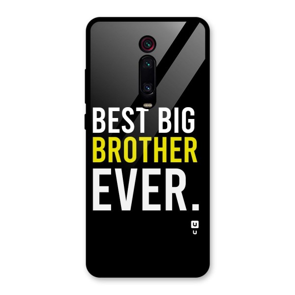 Best Brother Ever Glass Back Case for Redmi K20 Pro