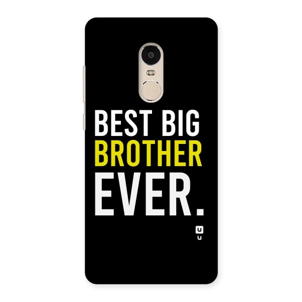 Best Brother Ever Back Case for Redmi Note 4