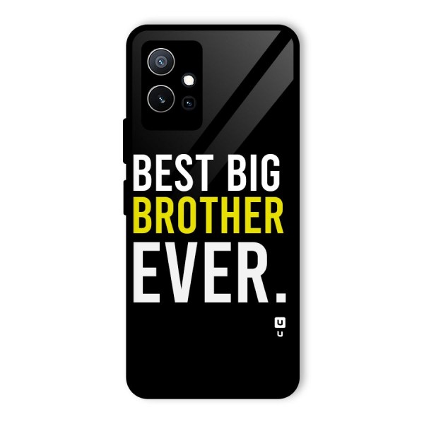 Best Brother Ever Glass Back Case for Vivo T1 5G