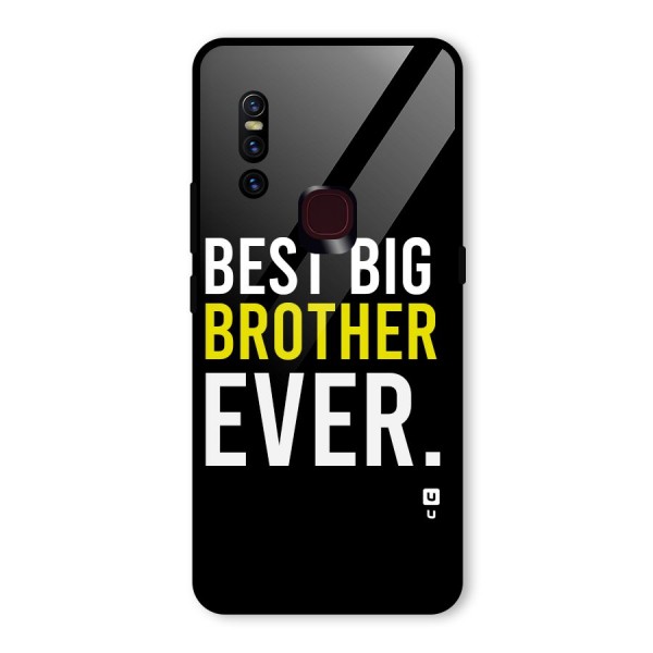 Best Brother Ever Glass Back Case for Vivo V15