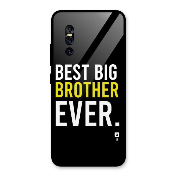 Best Brother Ever Glass Back Case for Vivo V15 Pro