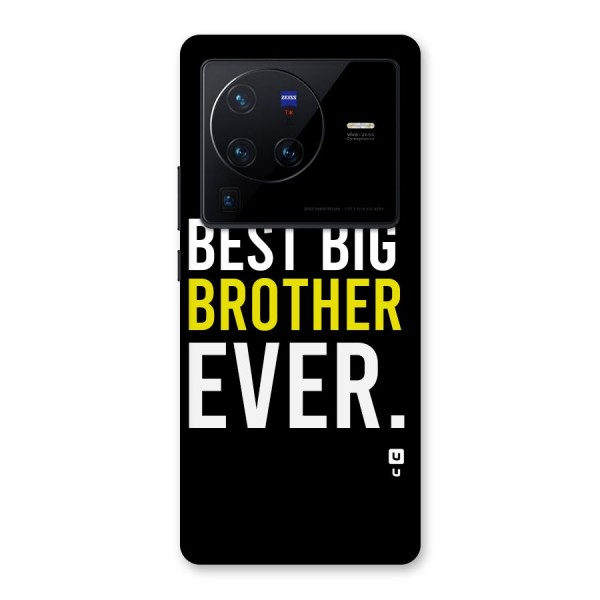 Best Brother Ever Glass Back Case for Vivo X80 Pro