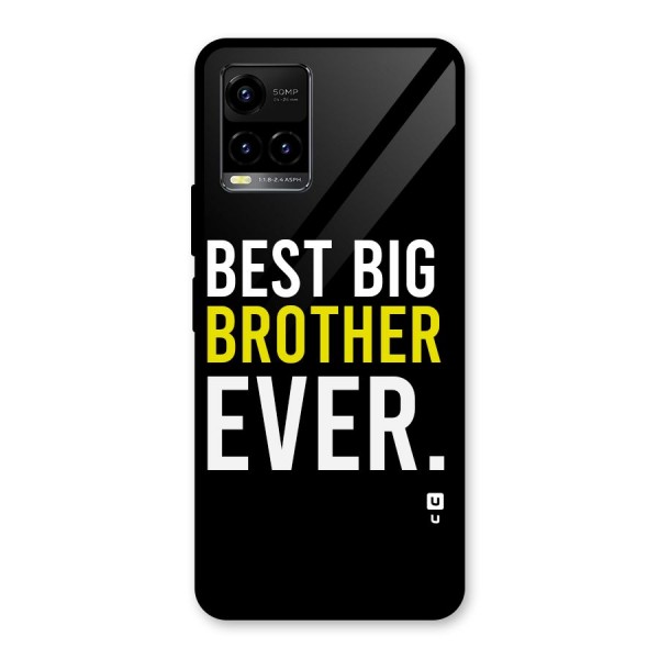 Best Brother Ever Glass Back Case for Vivo Y21A