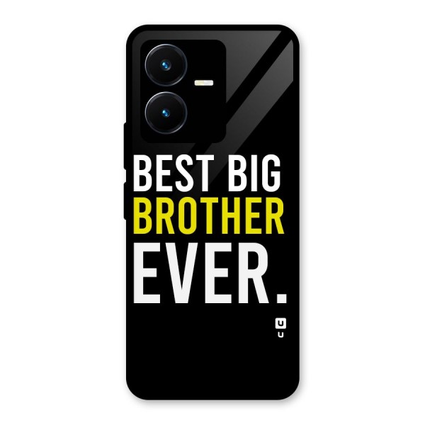 Best Brother Ever Glass Back Case for Vivo Y22