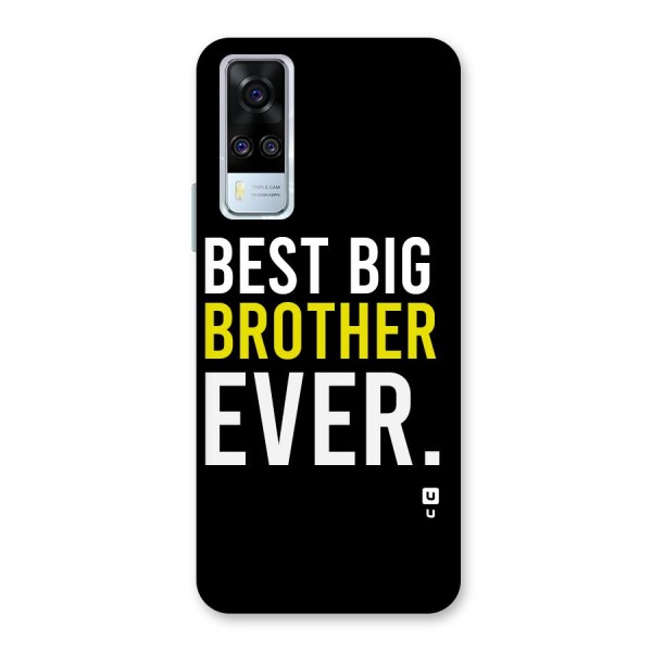 Best Brother Ever Glass Back Case for Vivo Y51