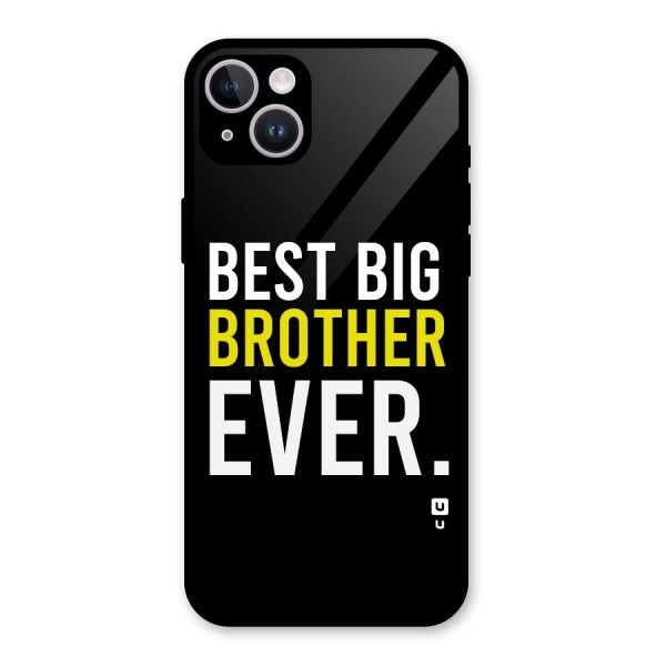 Best Brother Ever Glass Back Case for iPhone 14 Plus