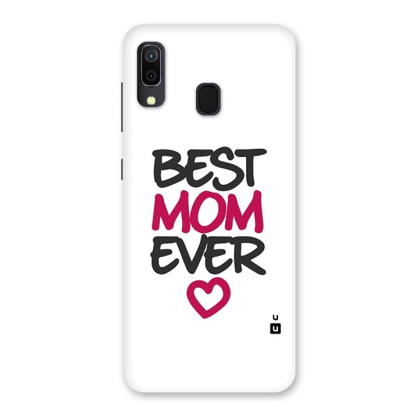 Best Mom Ever Back Case for Galaxy A20