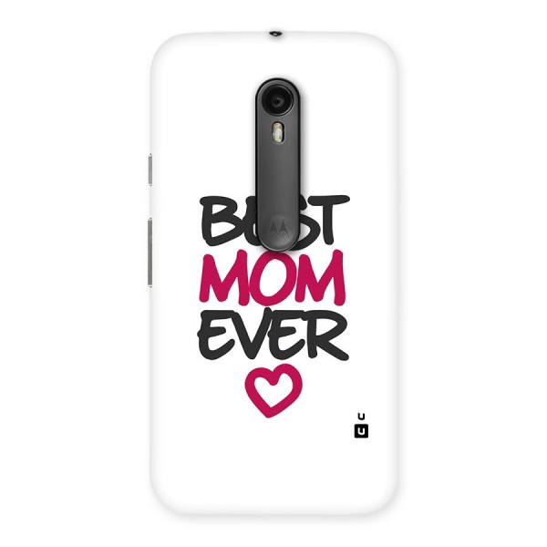 Best Mom Ever Back Case for Moto G3