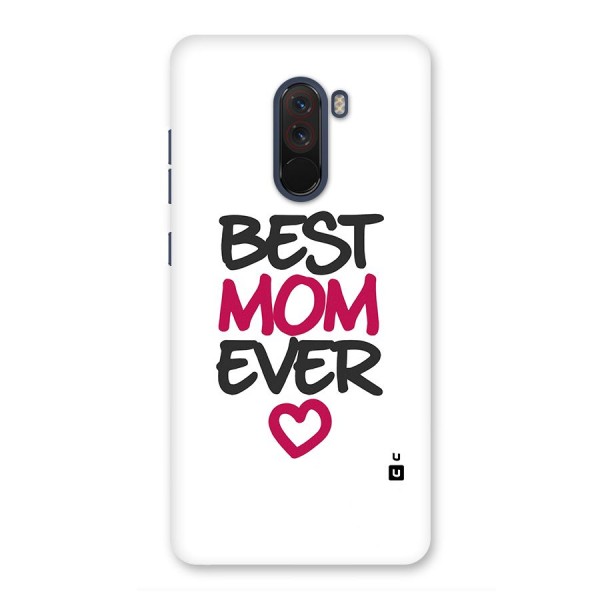 Best Mom Ever Glass Back Case for Poco F1