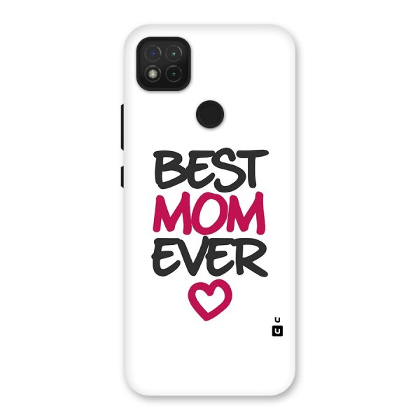 Best Mom Ever Back Case for Redmi 9C