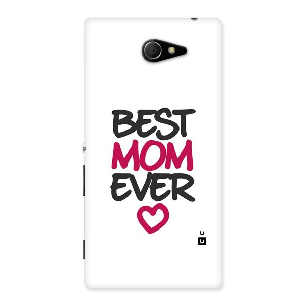 Best Mom Ever Back Case for Sony Xperia M2