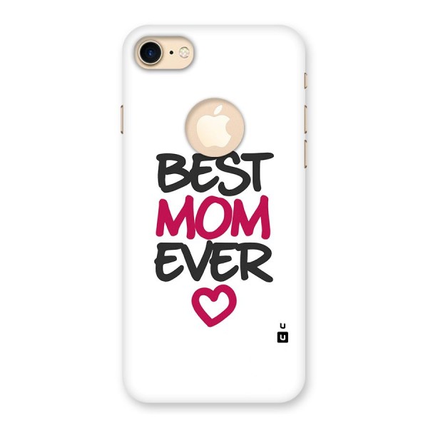 Best Mom Ever Back Case for iPhone 8 Logo Cut