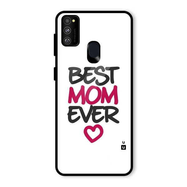 Best Mom Ever Glass Back Case for Galaxy M21