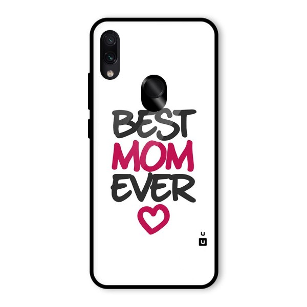 Best Mom Ever Glass Back Case for Redmi Note 7