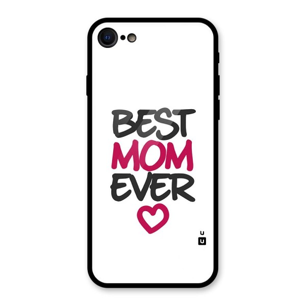 Best Mom Ever Glass Back Case for iPhone SE 2020