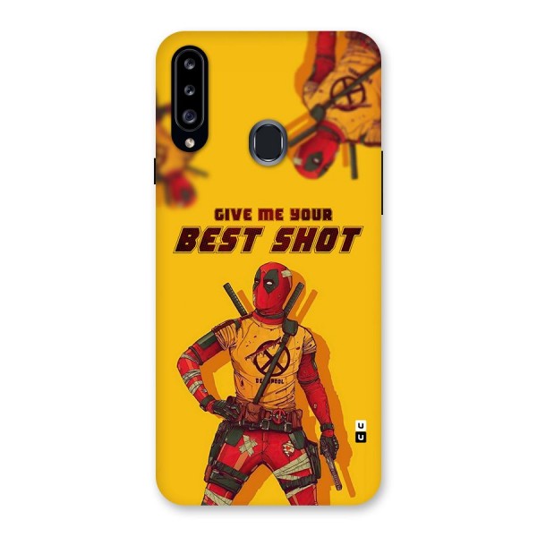 Best Shot Back Case for Galaxy A20s