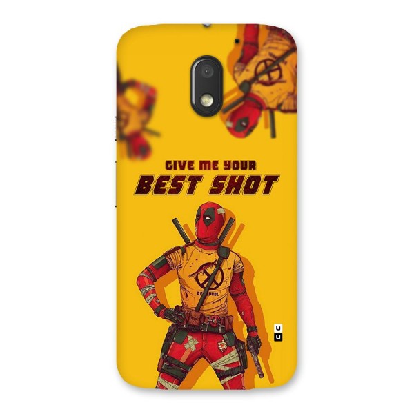 Best Shot Back Case for Moto E3 Power