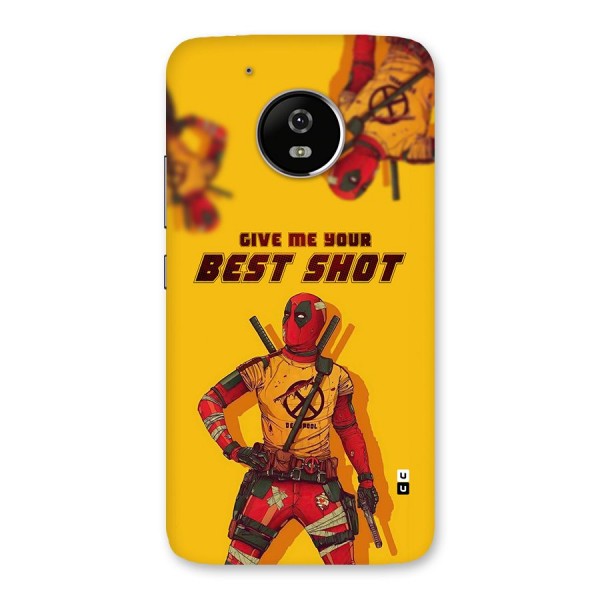 Best Shot Back Case for Moto G5