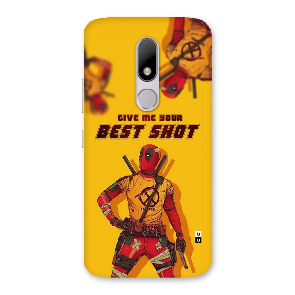 Best Shot Back Case for Moto M